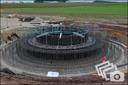 Fotogalerie - Armierung für das Fundament