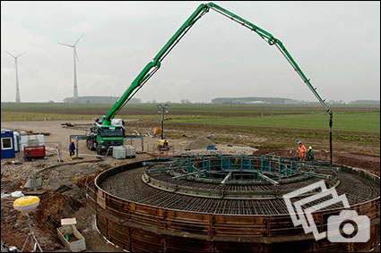 Fotogalerie - Betonage des Fundaments