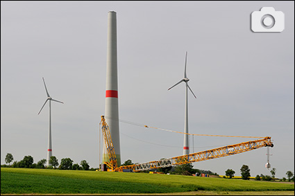 Foto - Kranumzug hat begonnen - 06.05.2014